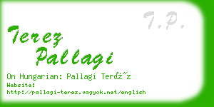 terez pallagi business card